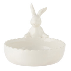 декоративная керамическая тарелка заяц 17,5x13,5x11 см цена и информация | Посуда, тарелки, обеденные сервизы | kaup24.ee