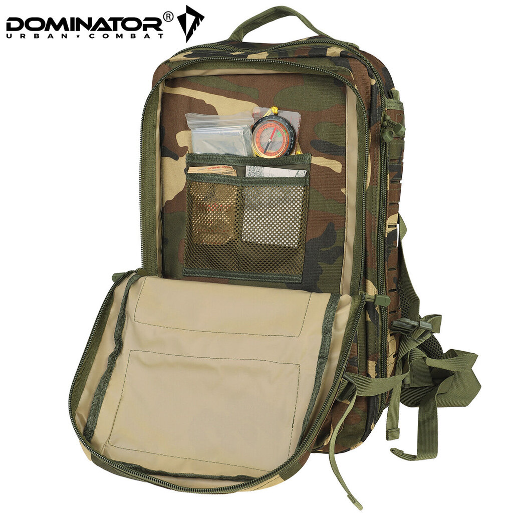 Meeste seljakott Dominator Urban Combat Warrior TAC Woodland hind ja info | Spordikotid, seljakotid | kaup24.ee