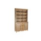 Vitriinkapp DKD Home Decor Naturaalne Kuusk Puit MDF, 124,5 x 39 x 201,8 cm hind ja info | Vitriinkapid | kaup24.ee