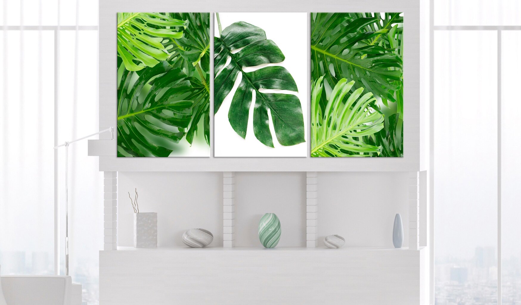 Maal - Palm Leaves (3 Parts) hind ja info | Seinapildid | kaup24.ee