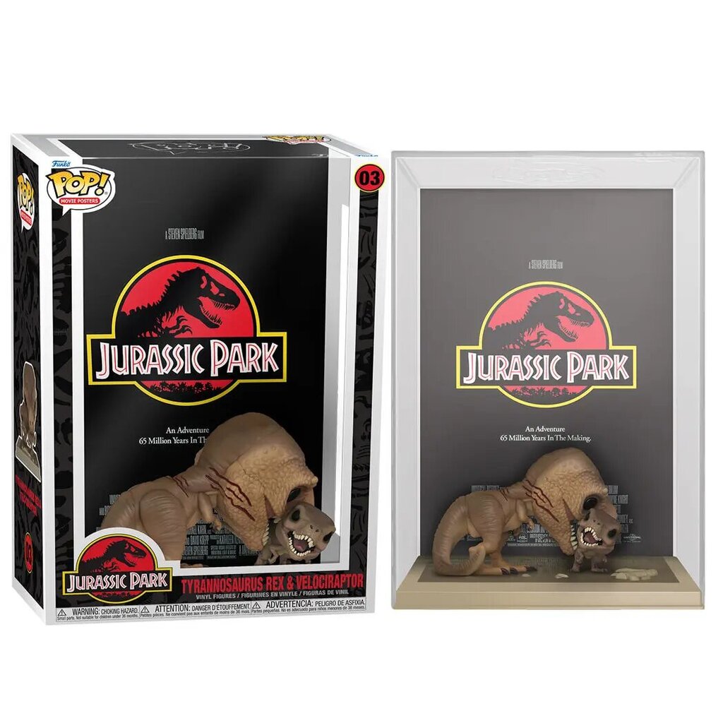 POP kuju Filmi plakat Jurassic Park Tyrannosaurus Rex and Velociraptor цена и информация | Fännitooted mänguritele | kaup24.ee