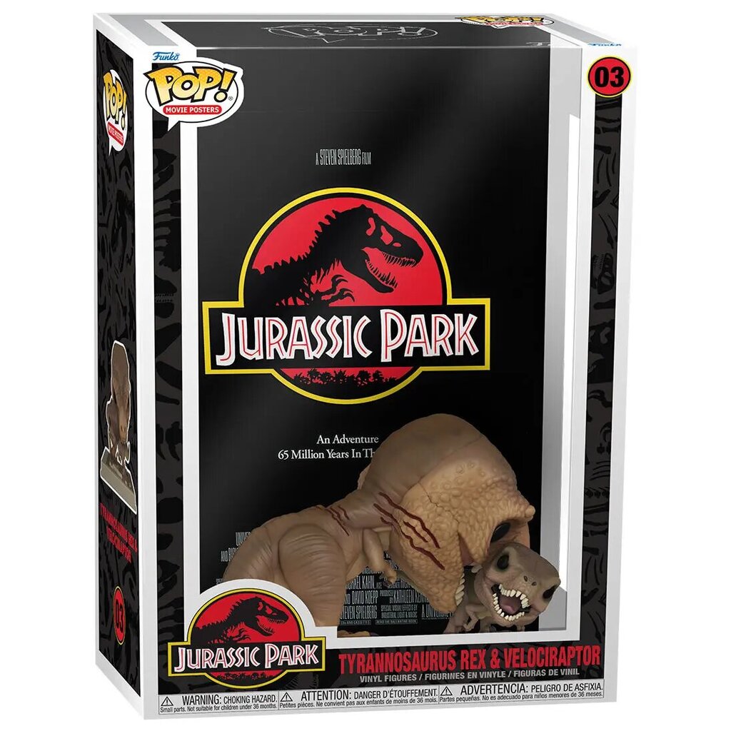 POP kuju Filmi plakat Jurassic Park Tyrannosaurus Rex and Velociraptor цена и информация | Fännitooted mänguritele | kaup24.ee