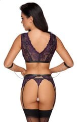 Комплект сексуального нижнего белья Cottelli Bondage, фиолетовый цвет цена и информация | Сексуальное женское белье | kaup24.ee
