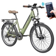 Электровелосипед FAFREES F26 Pro, 26", золотого цвета, 14,5 Ач цена и информация | Электровелосипеды | kaup24.ee