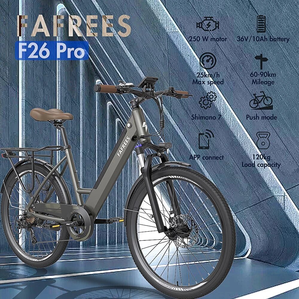 Elektrijalgratas Fafrees F26 Pro, 26" hind ja info | Elektrirattad | kaup24.ee