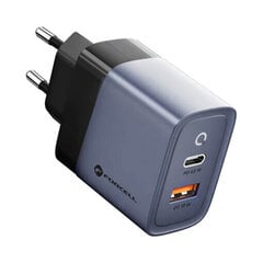 Настенное зарядное устройство Forcell F-Energy USB-C + USB-A - 4A 45W Quick Charge 4.0 цена и информация | Зарядные устройства для телефонов | kaup24.ee