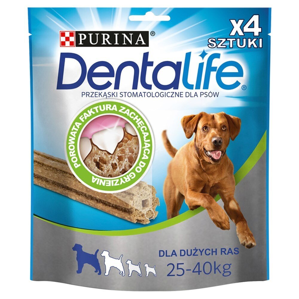 Maius suurtest tõugudest koertele Purina DentaLife, 142 g цена и информация | Maiustused koertele | kaup24.ee