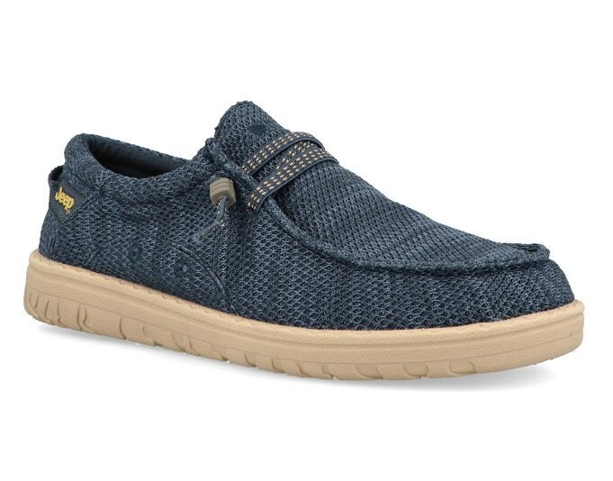 Jalanõud meestele Jeep Samoa Wallabee knit, sinine hind ja info | Spordi- ja vabaajajalatsid meestele | kaup24.ee