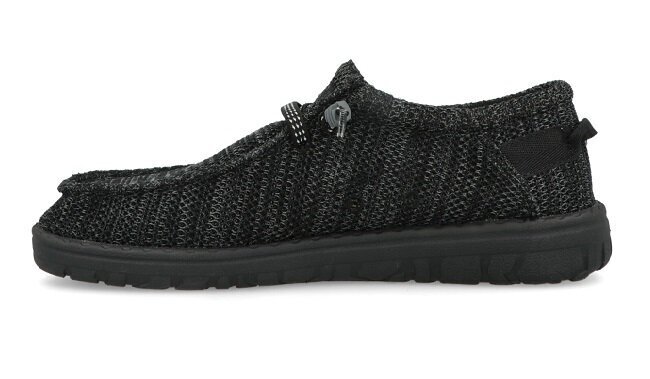 Jalanõud meestele Jeep Samoa Wallabee knit, must цена и информация | Spordi- ja vabaajajalatsid meestele | kaup24.ee