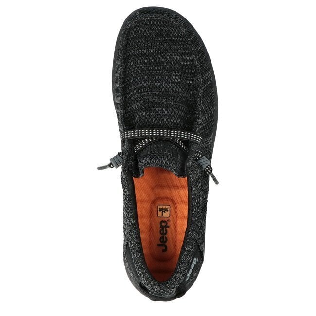 Jalanõud meestele Jeep Samoa Wallabee knit, must цена и информация | Spordi- ja vabaajajalatsid meestele | kaup24.ee