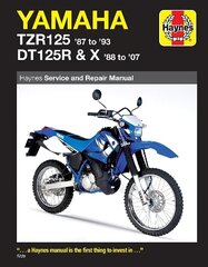 Yamaha TZR125 (87 - 93) & DT125R/X (88 - 07) Haynes Repair Manual hind ja info | Reisiraamatud, reisijuhid | kaup24.ee