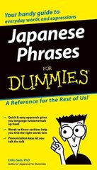 Japanese Phrases For Dummies hind ja info | Võõrkeele õppematerjalid | kaup24.ee