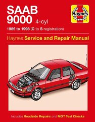 Saab 9000 (4-cyl) (85 - 98) Haynes Repair Manual 3rd Revised edition hind ja info | Entsüklopeediad, teatmeteosed | kaup24.ee