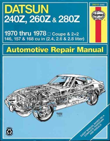 Datsun 240Z (1970-1973), 260Z (1974-1975) & 280Z (1976-1978) Haynes Repair Manual (USA) цена и информация | Reisiraamatud, reisijuhid | kaup24.ee