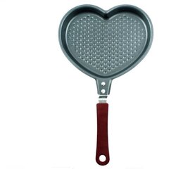 Мини-сковородка в форме сердца цена и информация | Cковородки | kaup24.ee