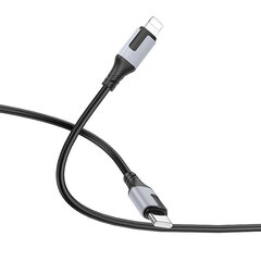 USB кабель Borofone BX101 USB-A to USB-C 1.0m черный цена и информация | Кабели для телефонов | kaup24.ee