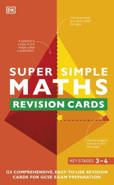 Super Simple Maths Revision Cards Key Stages 3 and 4 : 125 Comprehensive, Easy-to-Use Revision Cards цена и информация | Lühijutud, novellid | kaup24.ee