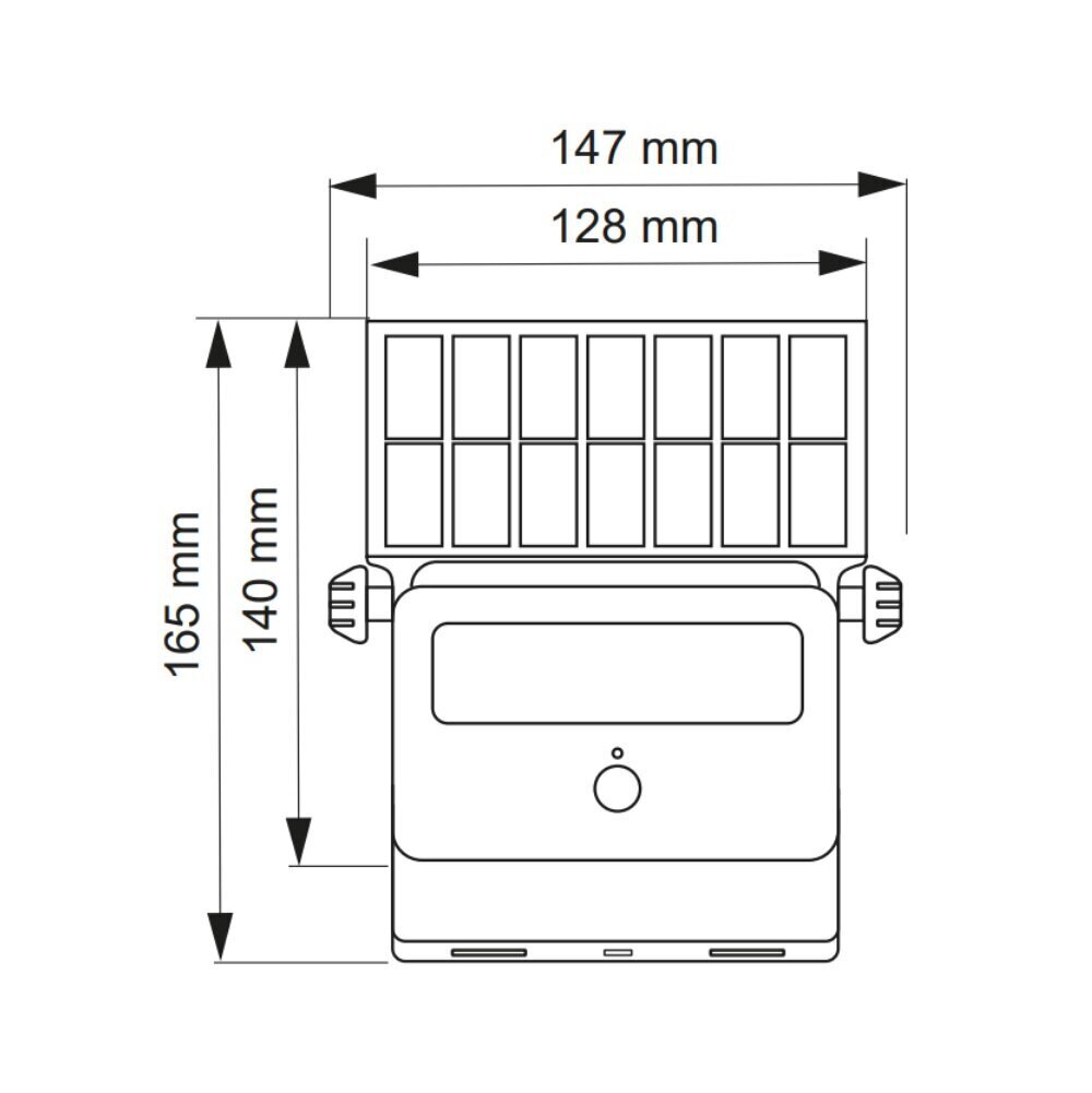 Välis-LED lamp Lumos, 10W, IP20, must, GTV hind ja info | Taskulambid, prožektorid | kaup24.ee