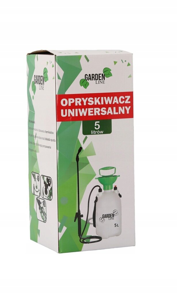 Käsitsi pihusti Gardenline 5 l hind ja info | Kastekannud, voolikud, niisutus | kaup24.ee