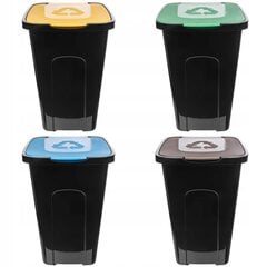 Контейнер для мусора, 4x50 л цена и информация | Мусорные ящики с креплением на двери | kaup24.ee