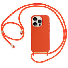 Силиконовый чехол с ремешком для Iphone 12/12 Pro дизайн 1, оранжевый цена и информация | Чехлы для телефонов | kaup24.ee