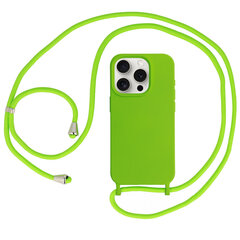Силиконовый чехол с ремешком для Iphone 15 дизайн 2, синий цена и информация | Чехлы для телефонов | kaup24.ee