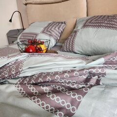 Комплект постельного белья Sweet sleep "Бирюза на сером", 200х220, 4 части цена и информация | Постельное белье | kaup24.ee