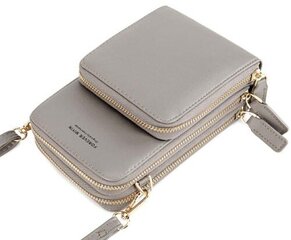 Маленькая женская сумочка N98 серый цена и информация | Женские сумки | kaup24.ee