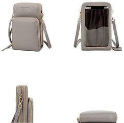 Маленькая женская сумочка N98 серый цена и информация | Женские сумки | kaup24.ee