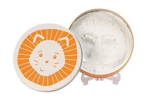 Набор детских штампов Baby Art Magic Box Round Lion цена и информация | Отпечатки для младенцев | kaup24.ee