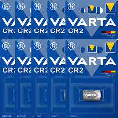 Patareid Varta CR2 10 tk hind ja info | Patareid | kaup24.ee