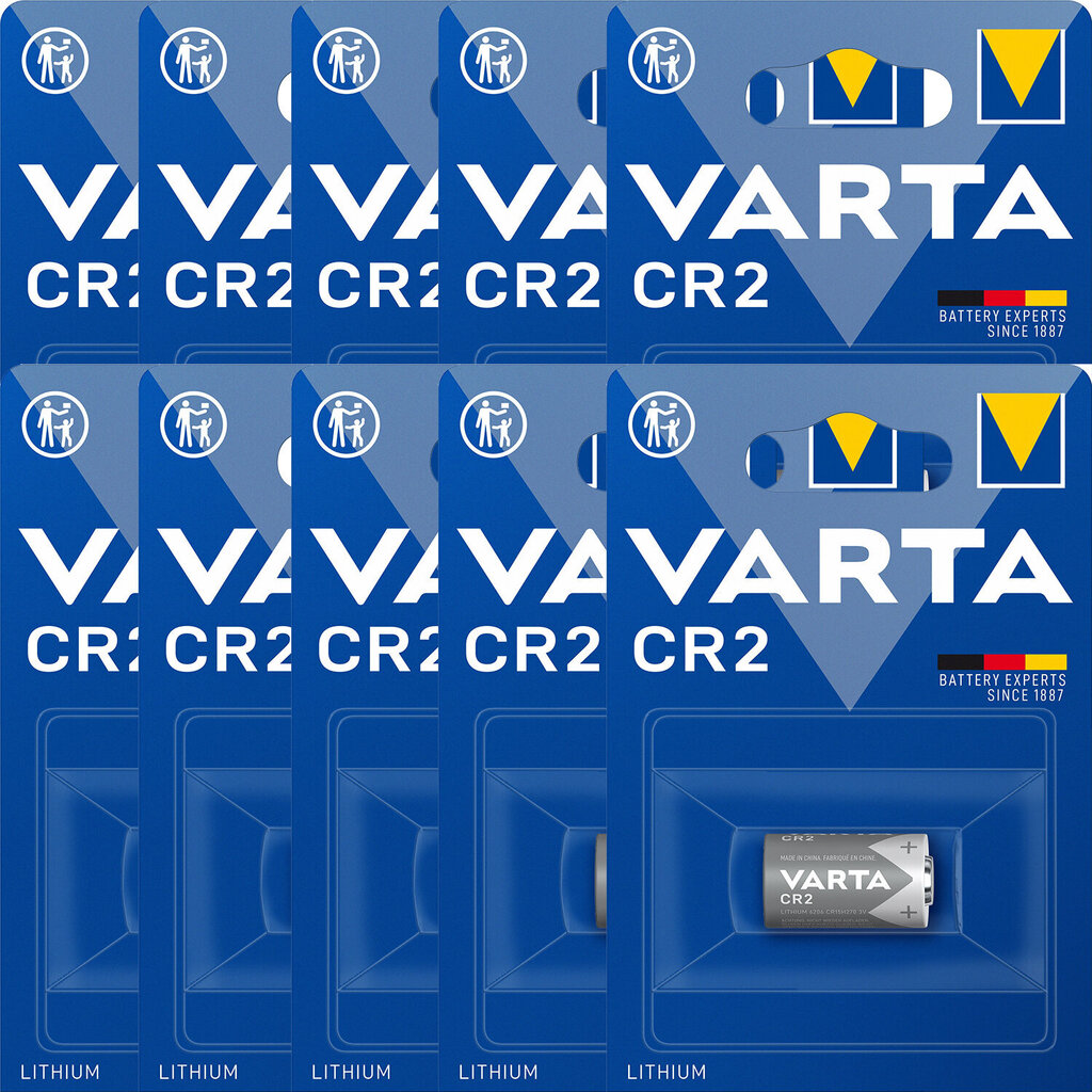 Patareid Varta CR2 10 tk цена и информация | Patareid | kaup24.ee