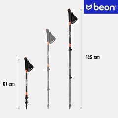 Jalutuskepid Beon NX2 61-135 cm цена и информация | Палки для ходьбы | kaup24.ee