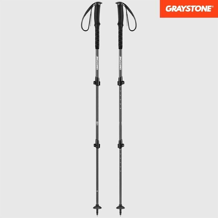 Suusakepid Graystone G2 Gray 61-135 cm hind ja info | Käimiskepid | kaup24.ee
