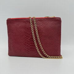 Crossbody kott naistele Kristicija Leather Goods, Burgundia hind ja info | Naiste käekotid | kaup24.ee