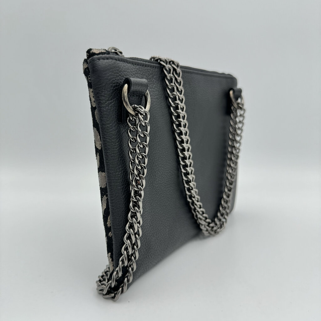 Crossbody kott naistele Kristicija Leather Goods, must/kuldne hind ja info | Naiste käekotid | kaup24.ee