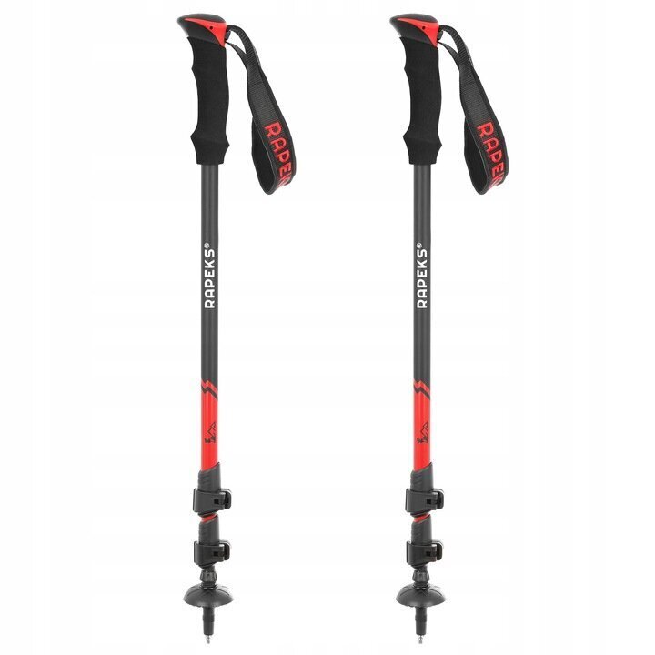 Nordic walking kepid Rapeks 61-135 cm цена и информация | Käimiskepid | kaup24.ee