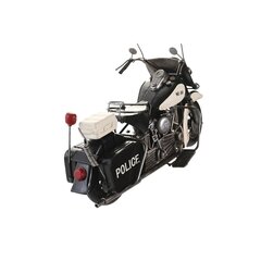 Декоративная фигура DKD Home Decor 35 x 14 x 24 cm Чёрный Мотоцикл Белый Vintage (2 штук) цена и информация | Детали интерьера | kaup24.ee
