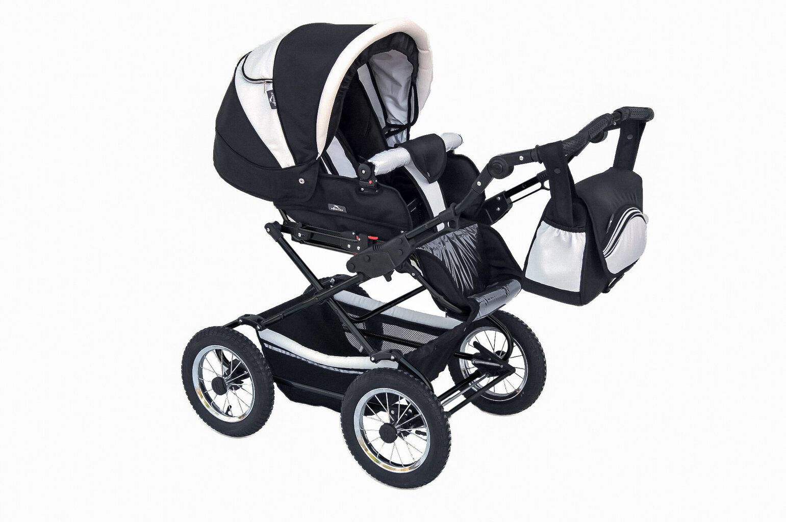Jalutuskäru Fanari Baby Fashion 2in1, must hind ja info | Vankrid, jalutuskärud | kaup24.ee