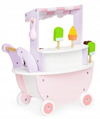Деревянная игрушка Кафе-мороженое, Ecotoys, розовый цена и информация | MUST Металлическая бутылочка с Ярким рисунком (без BPA) (500ml) для мальчиков от 3+ лет Серая с Машинкой | kaup24.ee