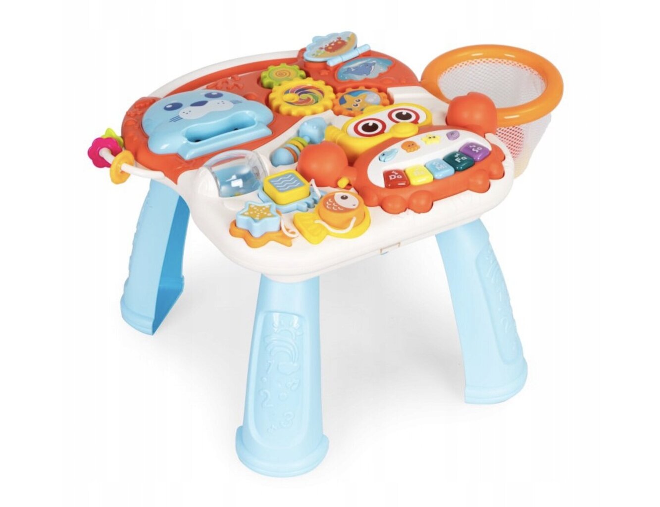 Sahtel ja laud Huanger 2in1, oranž цена и информация | Imikute mänguasjad | kaup24.ee