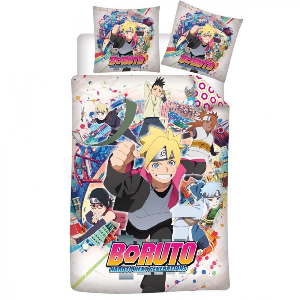 Voodipesukomplekt lastele Boruto Ninja Squad 140×200cm, hind ja info | Beebide ja laste voodipesu | kaup24.ee