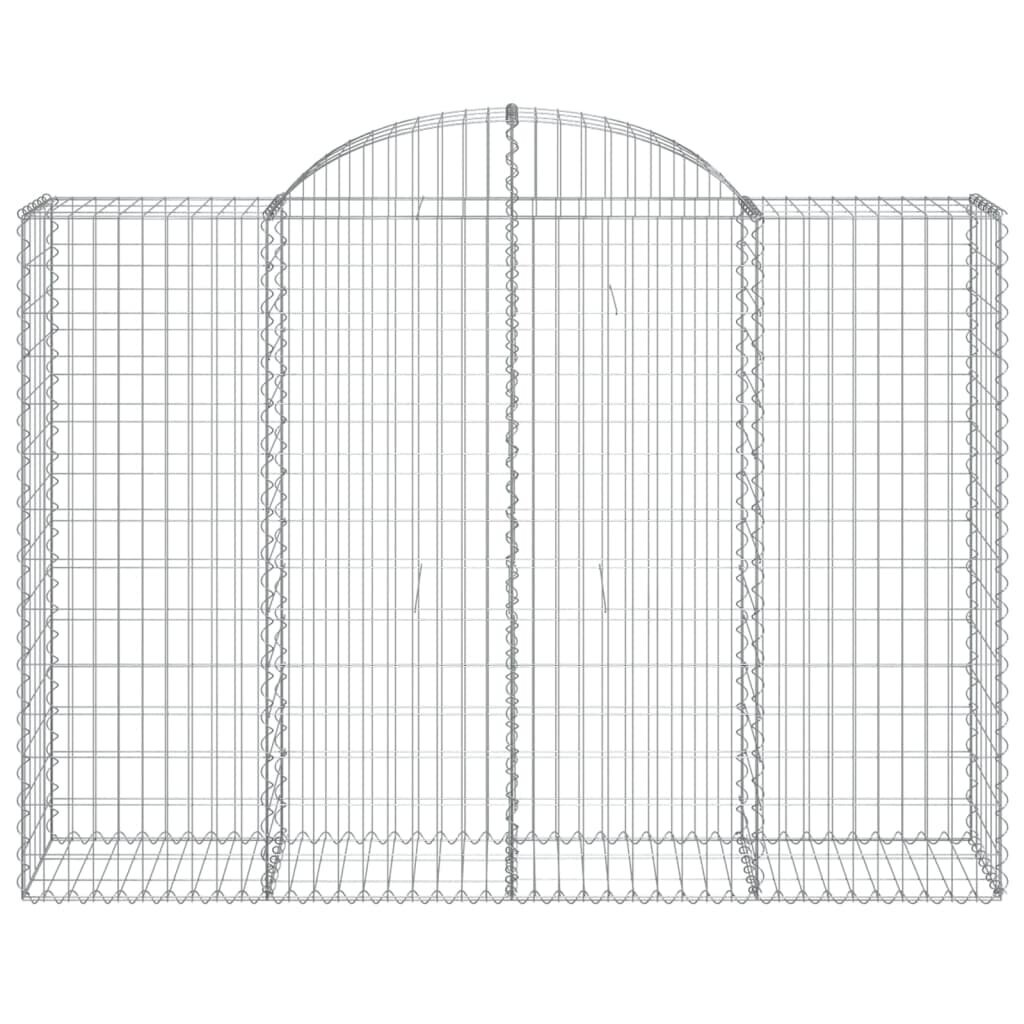 vidaXL kaarekujulised gabioonkorvid 30 tk, 200x50x140/160 cm, raud hind ja info | Aiad ja tarvikud | kaup24.ee