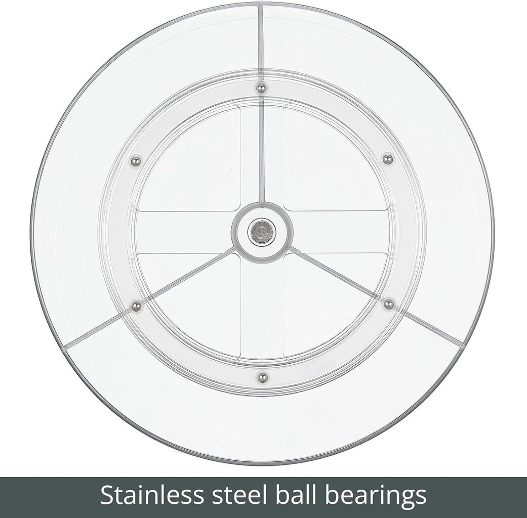 Pöörlev maitseaineriiul mDesign, 2 tk, 29,9cm hind ja info | Soola- ja pipraveskid, maitseianepurgid | kaup24.ee