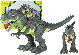 Интерактивный динозавр Tyrannosaurus Rex со звуковыми и световыми эффектами, зеленый цена и информация | Игрушки для мальчиков | kaup24.ee