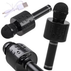 Беспроводной караоке-микрофон с динамиком, черный цена и информация | Микрофоны | kaup24.ee