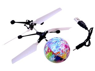 Летающий дисковый шар с подсветкой, ручное управление цена и информация | Игрушки для мальчиков | kaup24.ee