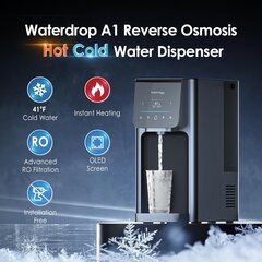 Настольный фильтр для воды Waterdrop, WD-A1, 6 температурных режимов цена и информация | Фильтры для воды | kaup24.ee