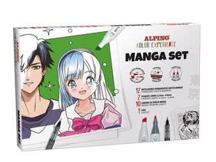 Набор для рисования с фломастерами Alpino Manga цена и информация | Принадлежности для рисования, лепки | kaup24.ee