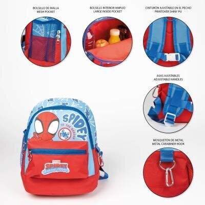 Seljakott lastele Marvel Spiderman, punane/sinine hind ja info | Koolikotid, sussikotid | kaup24.ee